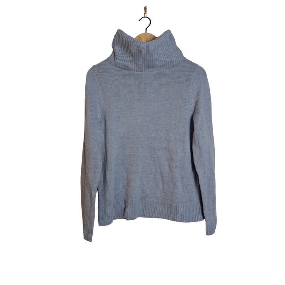 NWT J. Crew Factory Light Blue Turtleneck Sweater - Picture 1 of 6